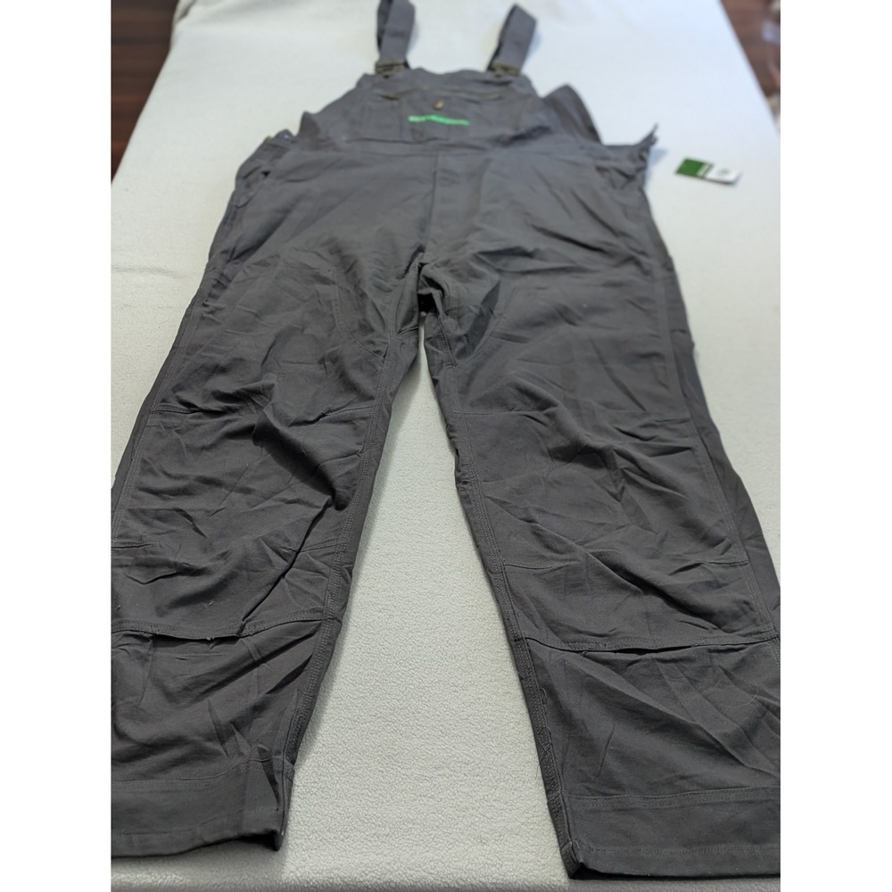 Key Imperial Overall Aristocrat Gray Twill Bib Workwear Mens Size 42 X 32